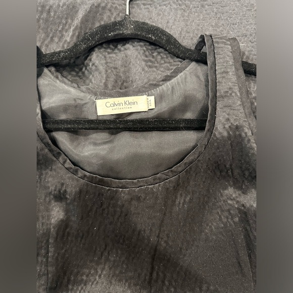 Vintage Calvin Klein Collection- Black Sample Silk Dress - Picture 6 of 7